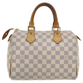 Louis Vuitton-Louis Vuitton Damier Azur Speedy 25 Hand Bag N41534 LV Auth 52945-Other