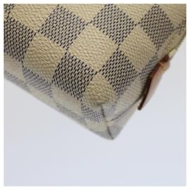 Louis Vuitton-LOUIS VUITTON Damier Azur Pochette Kosmetik PM Beutel N.60024 LV Auth 52964-Andere