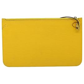 Louis Vuitton-LOUIS VUITTON Estuche Epi Neverfull MM Estuche Amarillo Mimosa LV Auth 53875-Otro,Amarillo