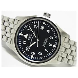 IWC-IWC Pilot's watch mark15 black Dial IW325301 genuine Bracelet Mens-Silvery
