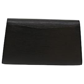 Louis Vuitton-LOUIS VUITTON Epi Art Deco Clutch Bag Black M52632 LV Auth ep1655-Black