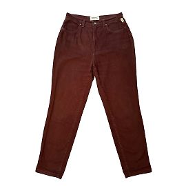 Versace Jeans Bordeaux Rot Baumwolle Größe 42 Bordeaux