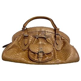 Borsa Dior My Dior in pitone camel Silver hardware Cammello