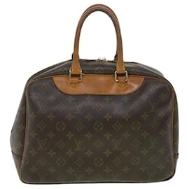 Autre Marque-LOUIS VUITTON Monogram Deauville Hand Bag M47270 LV Auth 37929-Brown