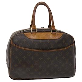 Louis Vuitton-Bolso de mano Deauville con monograma M de LOUIS VUITTON47270 LV Auth ki3098-Castaño