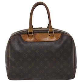 Louis Vuitton-Bolso de mano Deauville con monograma M de LOUIS VUITTON47270 LV Auth ki3098-Castaño