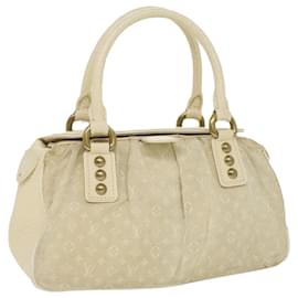 Autre Marque-LOUIS VUITTON Monogram Mini Lin Trapeze PM Hand Bag Beige M40059 LV Auth ac1844-Brown