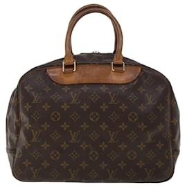 Louis Vuitton-Bolso de mano Deauville con monograma M de LOUIS VUITTON47270 LV Auth 44366-Castaño