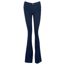 MIH jeans Ultrablaue, figurbetonte Schlagjeans Andere