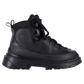 Botas de trekking Canada Goose Journey em couro preto Preto