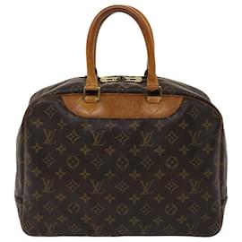 Louis Vuitton-Bolso de mano Deauville con monograma M de LOUIS VUITTON47270 LV Auth 46201-Castaño