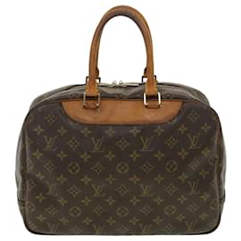 Autre Marque-LOUIS VUITTON Monogram Deauville Hand Bag M47270 LV Auth 36141-Brown