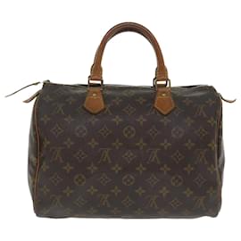 Autre Marque-Louis Vuitton Monogram Speedy 30 Hand Bag M41526 LV Auth ki2668-Brown