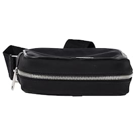 Burberry-Burberry Square Paddy Crossbody Bag in Black Nylon-Black