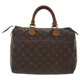 Autre Marque-Louis Vuitton Monogram Speedy 30 Hand Bag M41526 LV Auth cl439-Brown