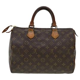 Autre Marque-Louis Vuitton Monogram Speedy 30 Hand Bag M41526 LV Auth 41000-Brown