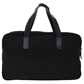 Prada-PRADA Hand Bag Nylon Black Auth cl532-Black
