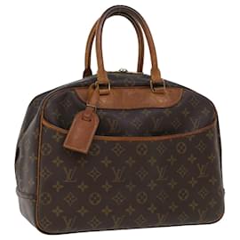 Louis Vuitton-Bolso de mano Deauville con monograma M de LOUIS VUITTON47270 LV Auth 43920-Castaño
