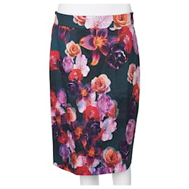 Autre Marque-Floral Print Skirt-Other