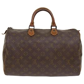 Autre Marque-Louis Vuitton Monogram Speedy 40 Hand Bag M41522 LV Auth bs6376-Brown