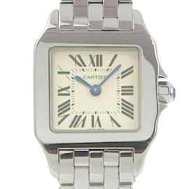 Cartier-Quartz Santos Demoiselle Wrist Watch  W25064Z5-Silvery