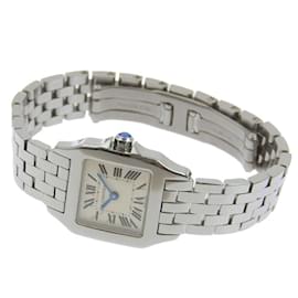 Cartier-Quartz Santos Demoiselle Wrist Watch  W25064Z5-Silvery