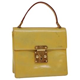 Autre Marque-LOUIS VUITTON Monogram Vernis Spring Street Hand Bag Gris M91029 LV Auth 44121-Grey