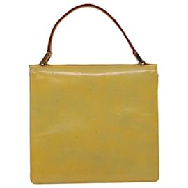 Autre Marque-LOUIS VUITTON Monogram Vernis Spring Street Hand Bag Gris M91029 LV Auth 44121-Grey