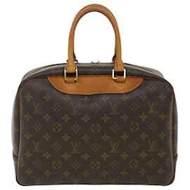 Louis Vuitton-LOUIS VUITTON Monogramm Deauville Handtasche M.47270 LV Auth bs4828-Braun