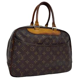 Autre Marque-LOUIS VUITTON Monogram Deauville Hand Bag M47270 LV Auth yt888-Brown