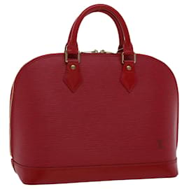 Autre Marque-LOUIS VUITTON Bolso de mano Epi Alma Rojo castellano M52147 LV Auth 50710-Roja