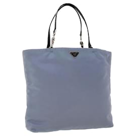 Prada-PRADA Hand Bag Nylon Light Blue Auth cl559-Blue
