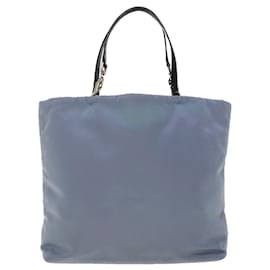 Prada-PRADA Hand Bag Nylon Light Blue Auth cl559-Blue