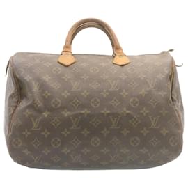 Autre Marque-Louis Vuitton Monogram Speedy 35 Hand Bag M41524 LV Auth am1056g-Brown