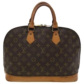 Autre Marque-LOUIS VUITTON Monogram Alma Hand Bag M51130 LV Auth rd5328-Brown