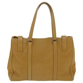 Prada-PRADA Shoulder Bag Leather Brown Auth am3914-Brown