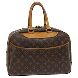 Autre Marque-LOUIS VUITTON Monogram Deauville Hand Bag M47270 LV Auth 46923-Brown