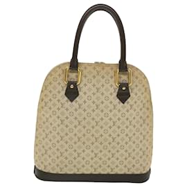 Autre Marque-LOUIS VUITTON Monogram Mini Alma Haut Hand Bag Khaki M92203 LV Auth 44187-Green