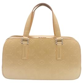Autre Marque-LOUIS VUITTON Monogram Mat Shelton Hand Bag Beige M55177 LV Auth ki1703-Brown