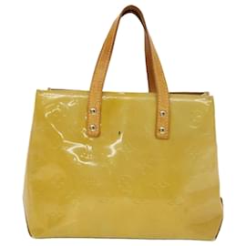 Autre Marque-LOUIS VUITTON Monogram Vernis Reade PM Hand Bag Beige M91334 LV Auth 45340-Brown