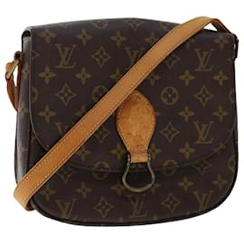 Louis Vuitton-LOUIS VUITTON Monogram Saint Cloud GM Shoulder Bag M51242 LV Auth ar10014b-Brown