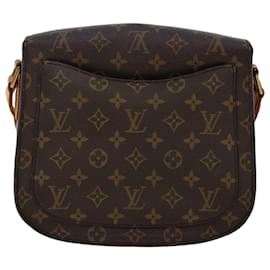 Louis Vuitton-LOUIS VUITTON Monogram Saint Cloud GM Shoulder Bag M51242 LV Auth ar10014b-Brown