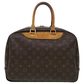 Autre Marque-LOUIS VUITTON Monogram Deauville Hand Bag M47270 LV Auth 43050-Brown