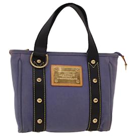 Autre Marque-LOUIS VUITTON Antigua Cabas MM Tote Bag Blue M40087 LV Auth 42060-Blue