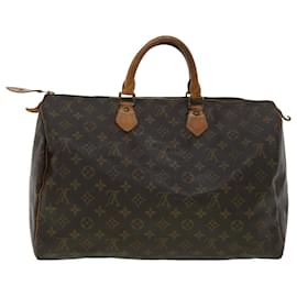 Autre Marque-Louis Vuitton Monogram Speedy 40 Hand Bag M41522 LV Auth ar8067b-Brown