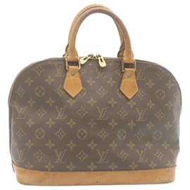 Autre Marque-LOUIS VUITTON Monogram Alma Hand Bag M51130 LV Auth bs471-Brown