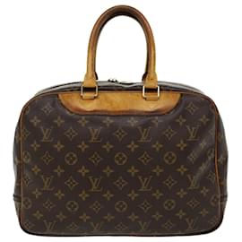 Autre Marque-LOUIS VUITTON Monogram Deauville Hand Bag M47270 LV Auth 36918-Brown