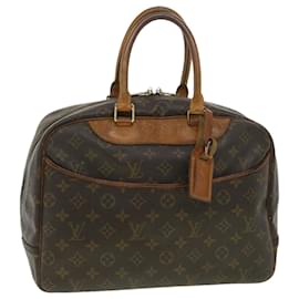 Autre Marque-LOUIS VUITTON Monogram Deauville Hand Bag M47270 LV Auth 37604-Brown