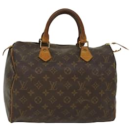 Autre Marque-Louis Vuitton Monogram Speedy 30 Hand Bag M41526 LV Auth rd5309-Brown