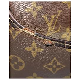 Autre Marque-LOUIS VUITTON Monogram Deauville Hand Bag M47270 LV Auth 46359-Brown